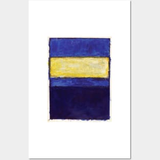 mark rothko - mark rothko blue and yellow Posters and Art